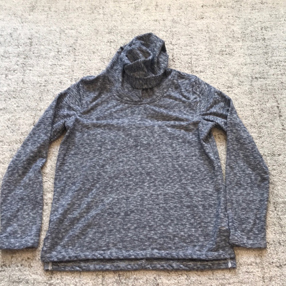 Heather Gray Hooded Sweater/Sweatshirt
